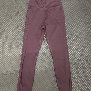X BY Gottex leggings dark plum